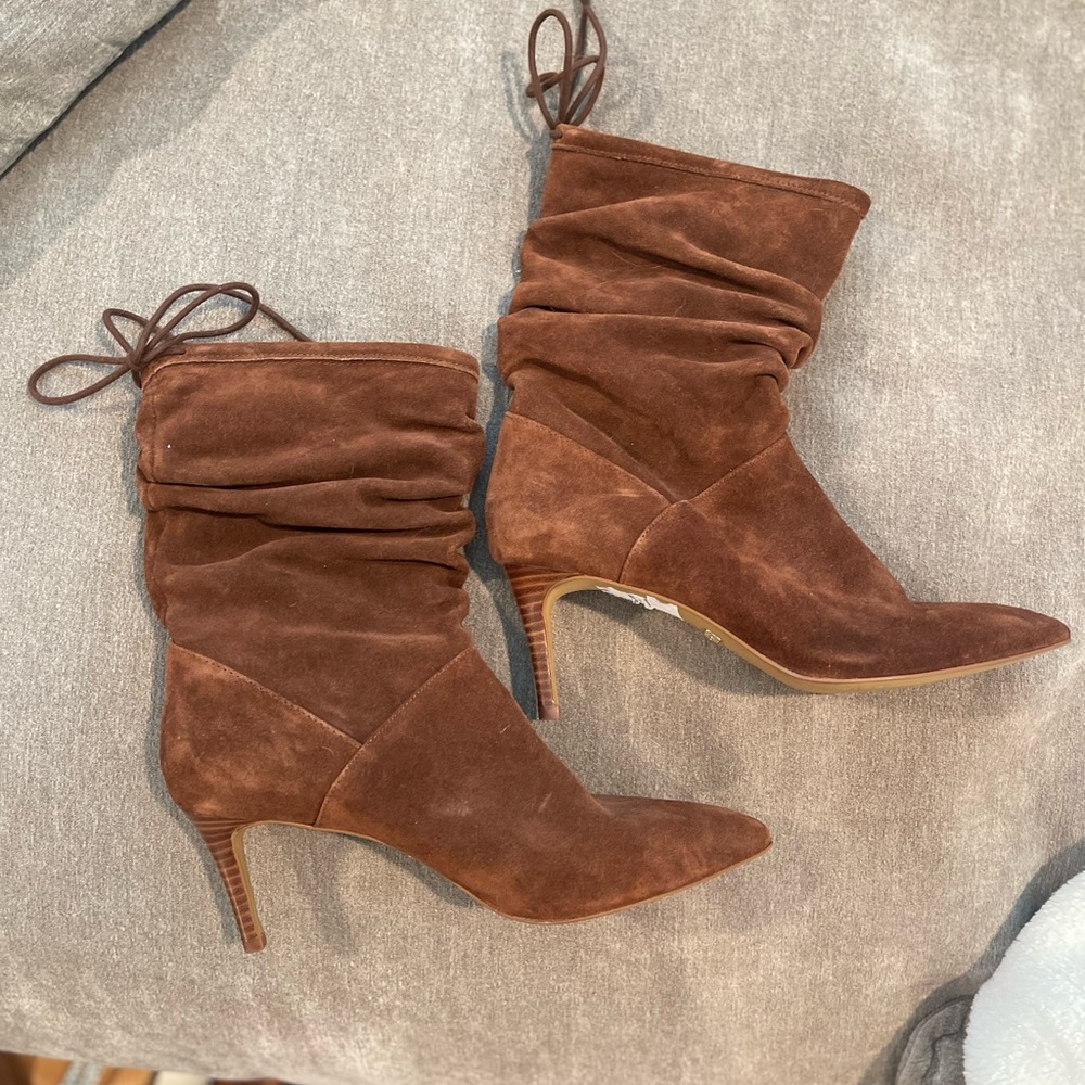 Brown Suede Women's Boots
